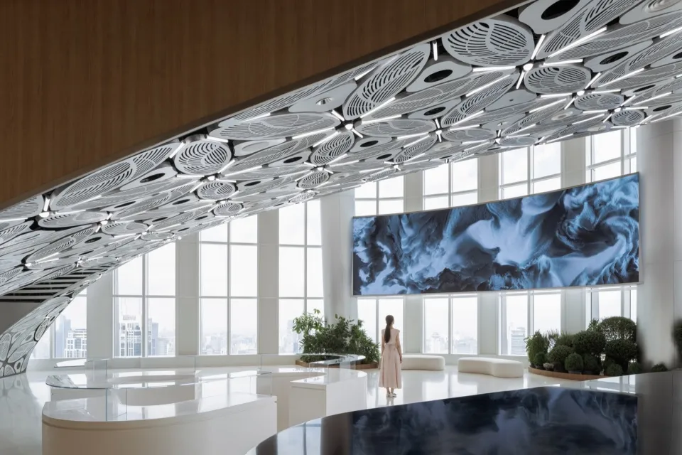 Wutopia Lab用双碳+上海文化设计新天地T1“冰山”观光厅 - 图片 6