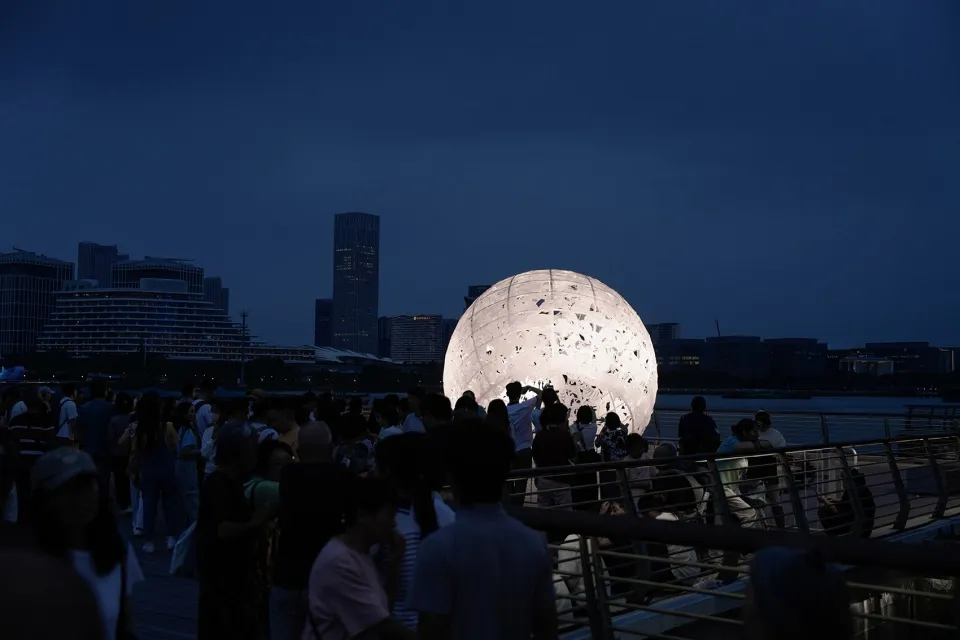 是所设计联合非遗传承人打造PSA中秋剪纸动态装置「月满」 - 图片 5