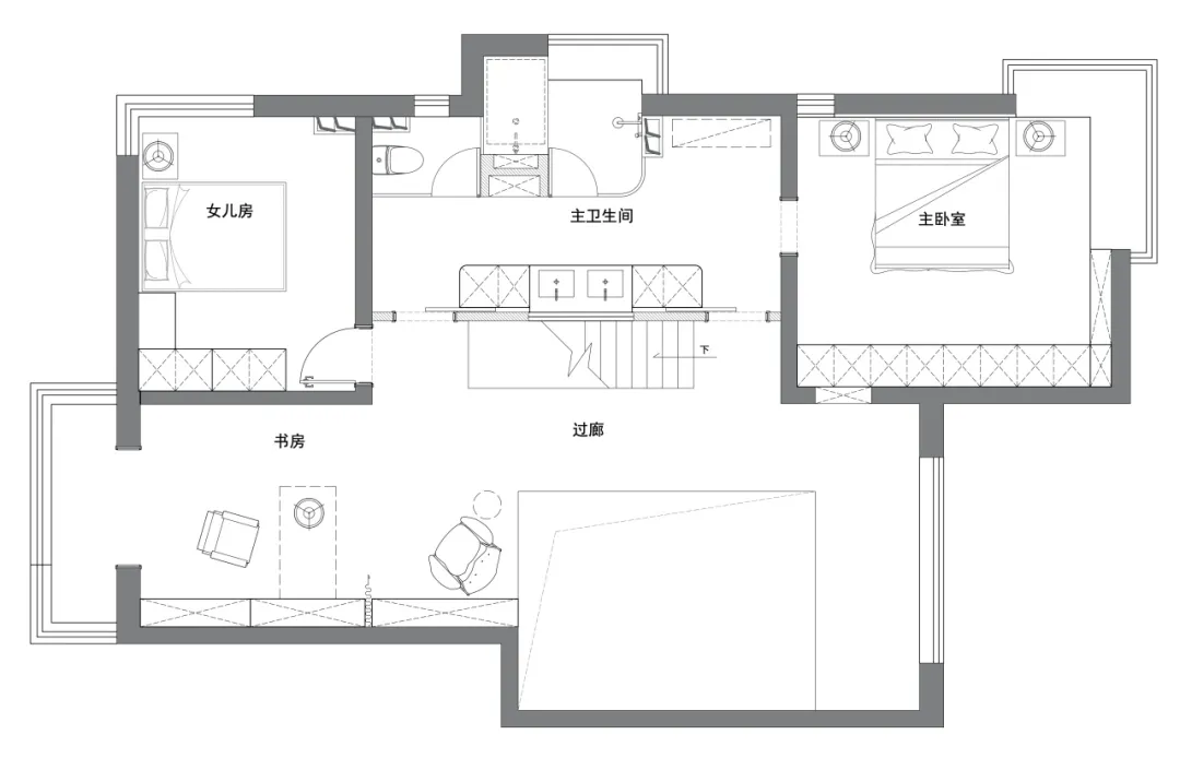 北京退休夫妇把240㎡复式老房“减”成法式二人悦己家 - 图片 5