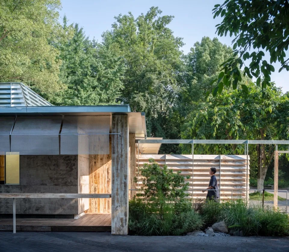 几里「野一」茶集：现代材料造重庆山林东方茶室 - 图片 5