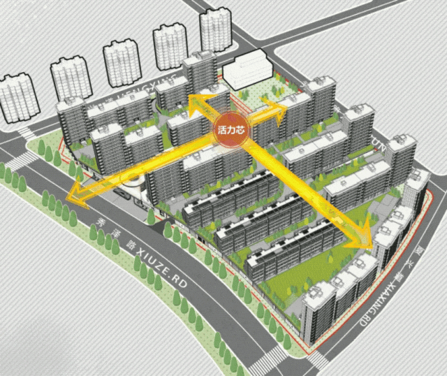 天津绿城·晓月熙棠以5.6米高差造叠山理水立体社区 - 图片 5