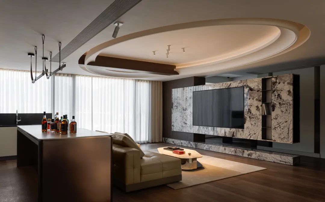 福建南平288㎡复式“简净奢境”设计案例暖人心 - 图片 6