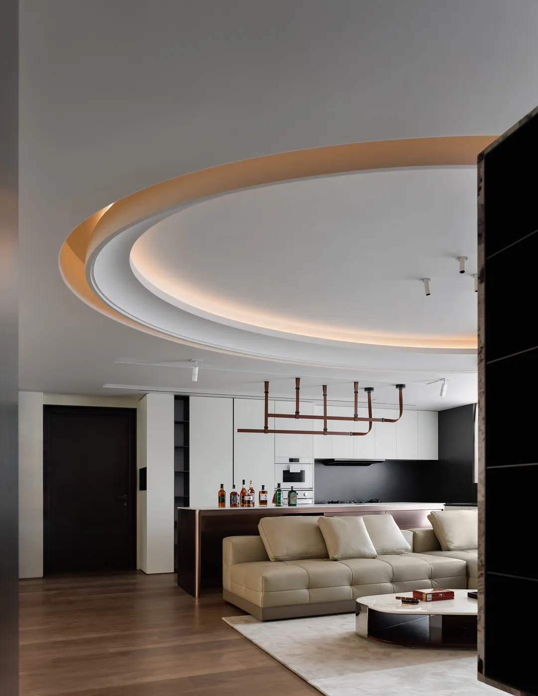 福建南平288㎡复式“简净奢境”设计案例暖人心 - 图片 7