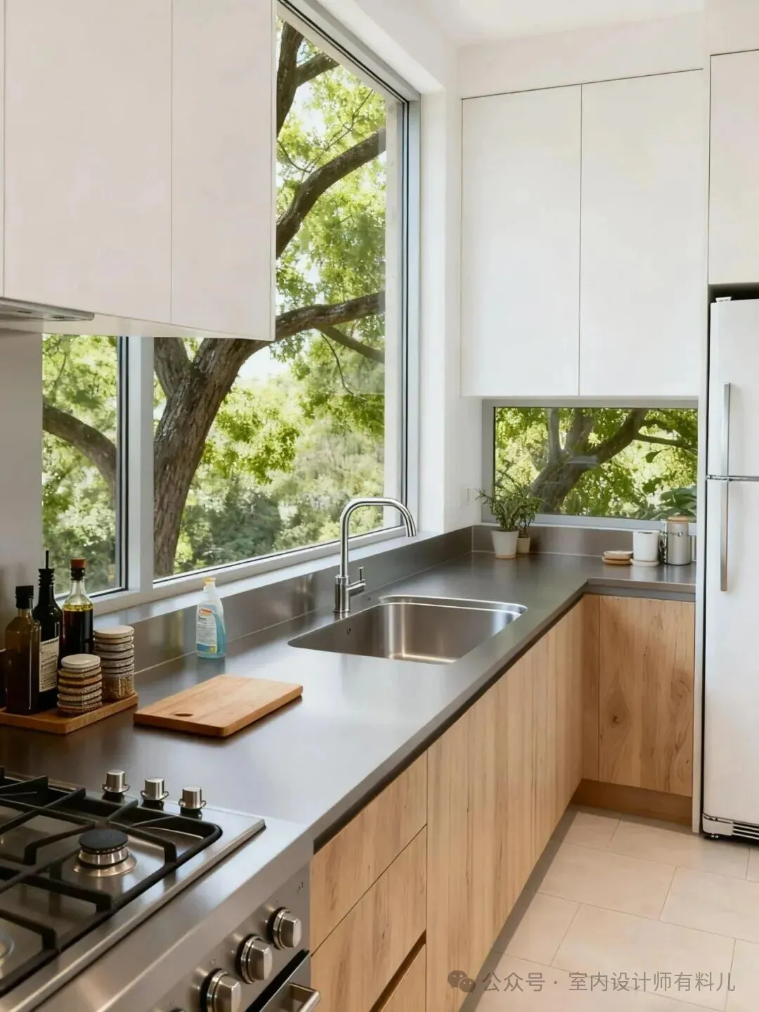 不锈钢从“冷硬嫌弃款”逆袭成厨房设计实用高手 - 图片 5