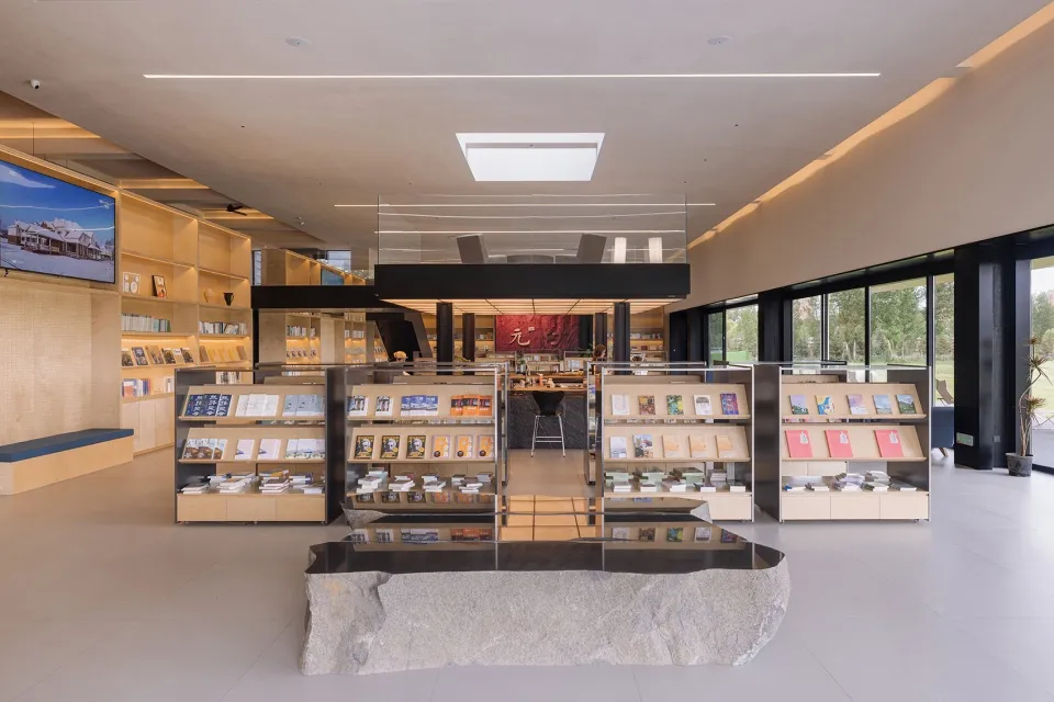 杭州观堂设计鄂尔多斯“空山九帖”书店，草原沙漠里的复合文化空间 - 图片 5