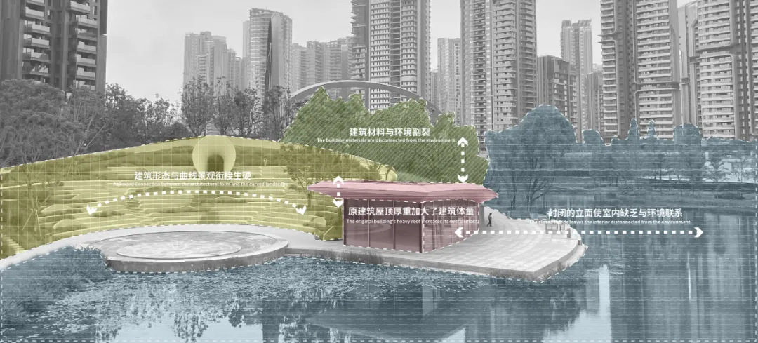 麓湖漩涡公园咖啡厅改造：MUDA慕达让建筑“消隐”成共享空间 - 图片 5