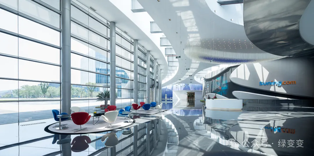 苏宁易购南京总部大楼设计案例：自然与高效融合经典 - 图片 8