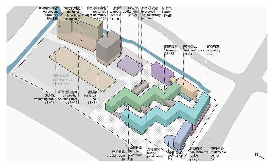 看南京师大附中晓庄校区如何用立体规划搞定高密度校园 - 图片 5