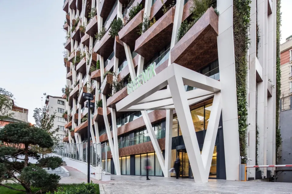 伊斯坦布尔Greenox住宅：绿色与社交的设计平衡术 - 图片 1