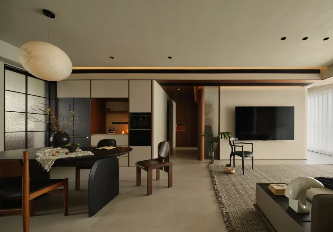 两住宅案例以现代设计转译东方美学与中古风情 - 图片 5